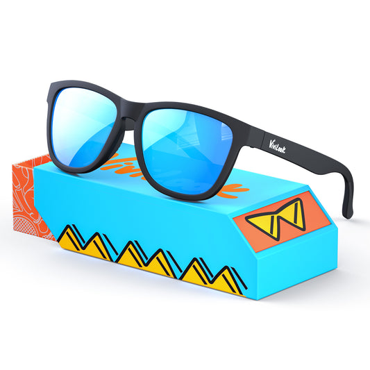 UV400 Protection Elastic Touch Polarized Womens Sunglasses--02 Deep Sea Stealth