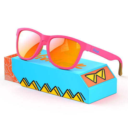 UV400 Protection Elastic Touch Polarized Womens Sunglasses--08 Dragonfruit Punch